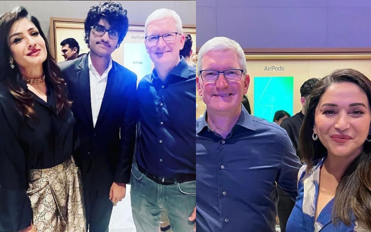 From Madhuri Dixit to Raveena Tandon increased the glory of Apple, know what is the connection with Tim Cook