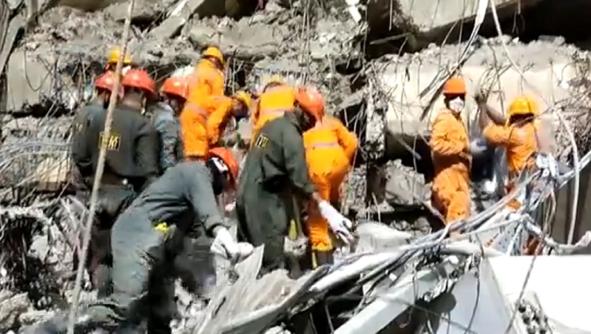 3-storey building collapses in Maharashtra's Bhiwandi, death toll rises to 5, 14 rescued