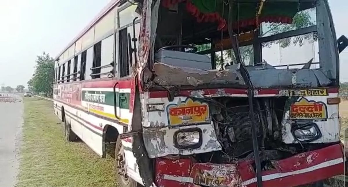 Aligarh: Collision between roadways bus and tractor trolley on Yamuna Expressway, 18 passengers injured, four in critical condition