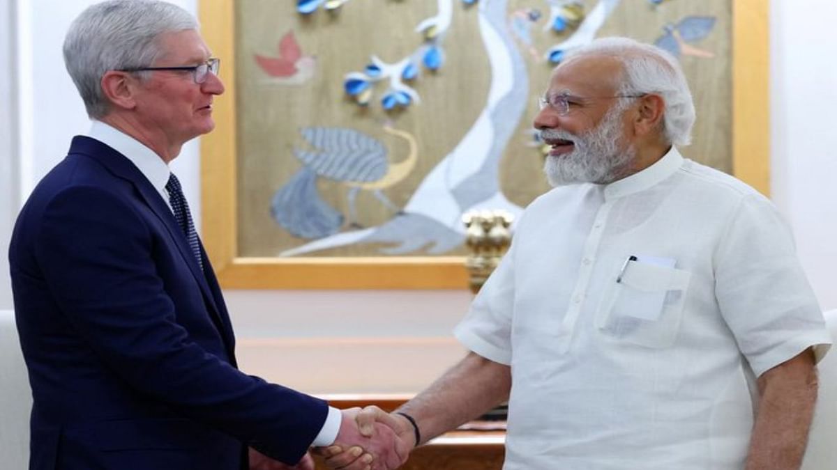 Apple CEO Tim Cook meets PM Modi, promises investment, second meeting after 2016