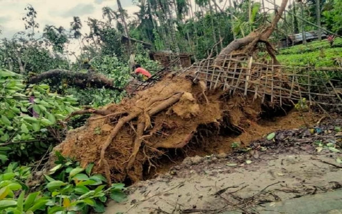 Assam: Assam stricken by strong storm and rain, 2 killed, more than 41 thousand affected