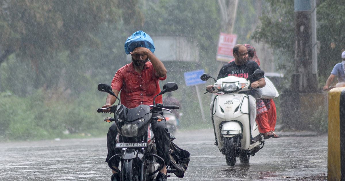 Badra rains as a respite from the scorching heat in West Bengal