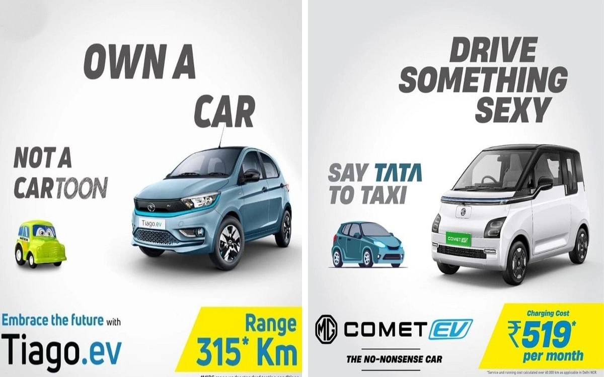 Called MG Comet a cartoon, Tata Tiago EV was called a taxi... and the two automakers clashed!