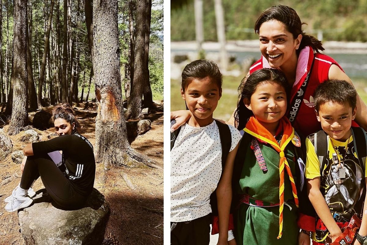 Deepika Padukone was seen enjoying with children in Bhutan, fans said - the cutest picture ever on the internet...