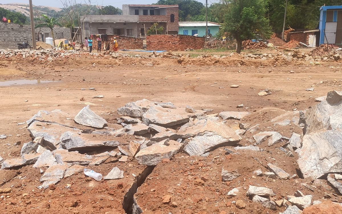 Jharkhand: Blast in Gumla's Patratoli village for construction of four-lane road, dozens of houses damaged
