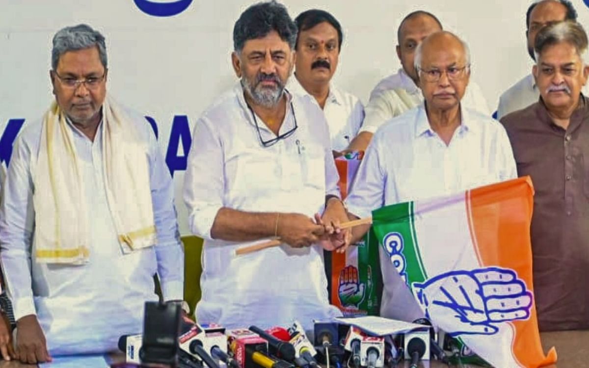 Karnataka: BJP MLA NY Gopalakrishna joins Congress ahead of assembly elections