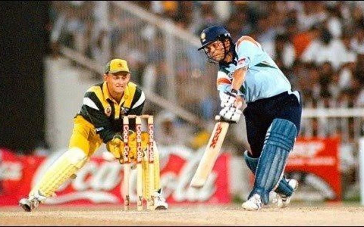 Sachin's bat thundered in Sharjah 25 years ago, Kangaroo bowlers were shocked to see the batting