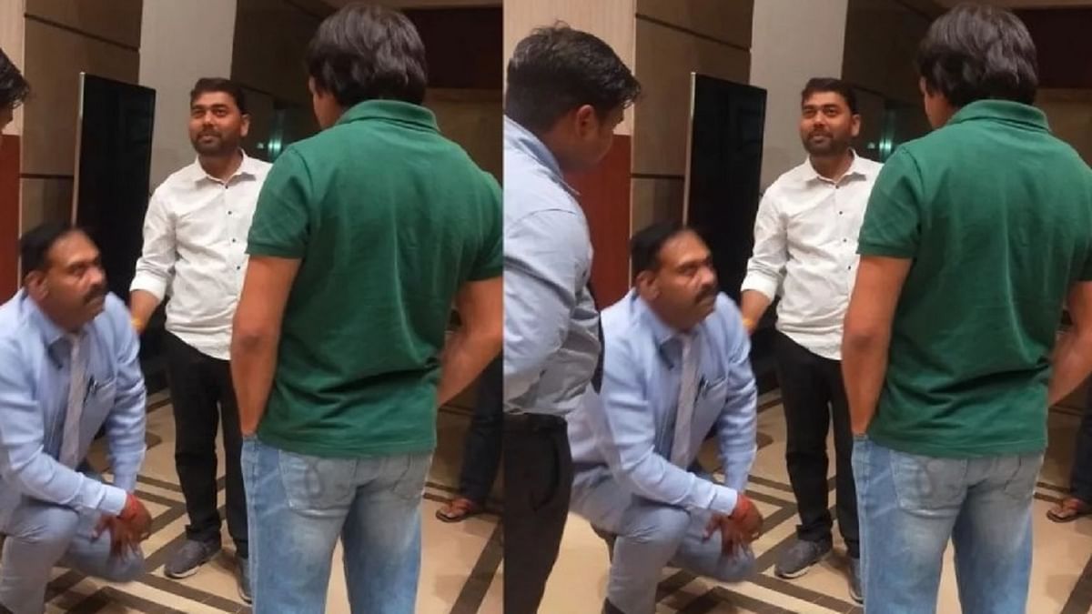 Shocking claim of hotel manager sitting on his knees in front of Tej Pratap Yadav, said on viral video..