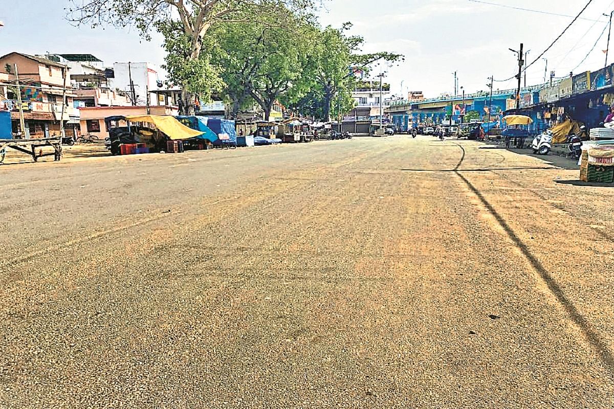 Summer curfew in Rourkela: streets deserted in the afternoon, heat increased as temperature reached 38 degree Celsius