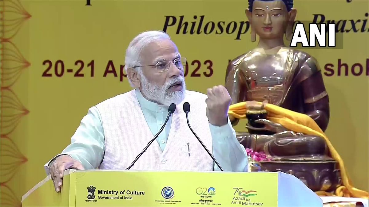 The crisis of climate change would not have come if we followed Buddha's teachings, PM Modi said at the Global Buddhist Summit
