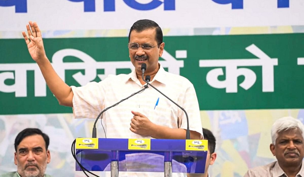 'Today, on the occasion of happiness, Manish ji and Jain saheb are being remembered', said Arvind Kejriwal