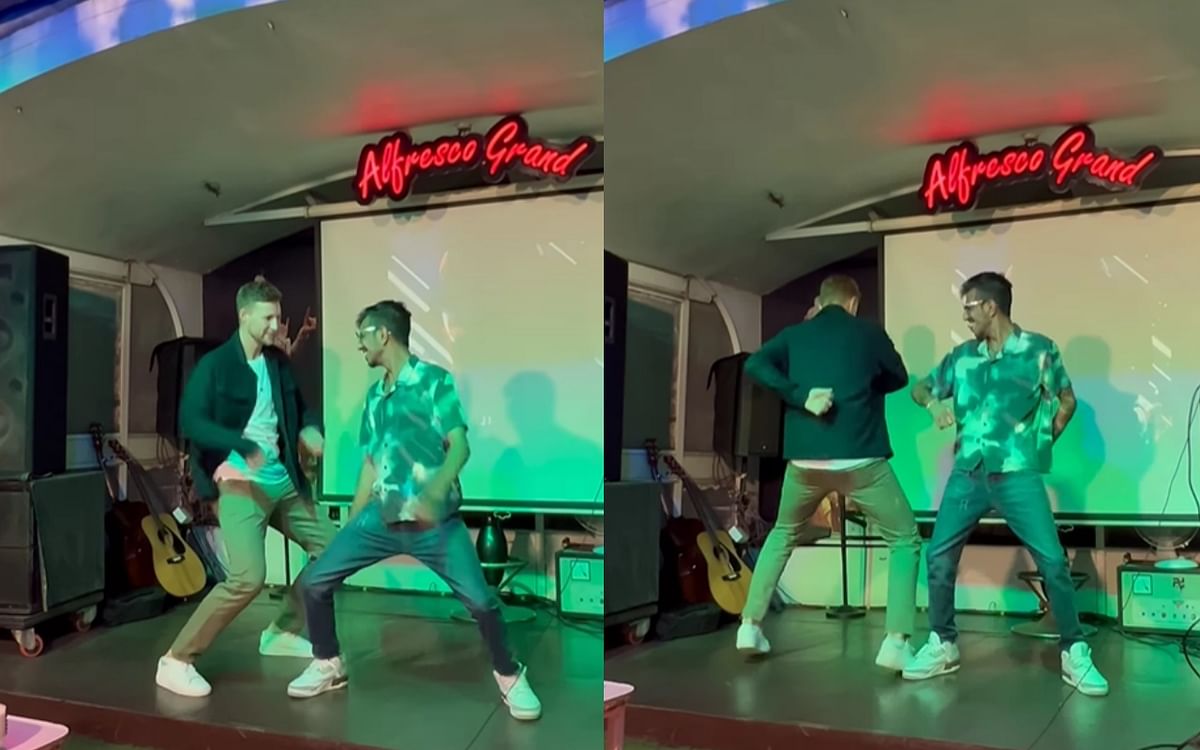 Watch: Chahal taught dance to Root, English players danced fiercely on Hindi songs, video viral