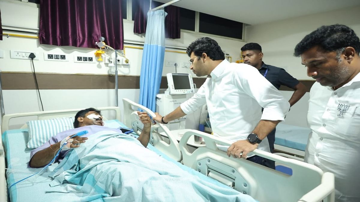 Attack on BJP worker in Bengaluru, MP Tejashwi Surya told the hand of Congress