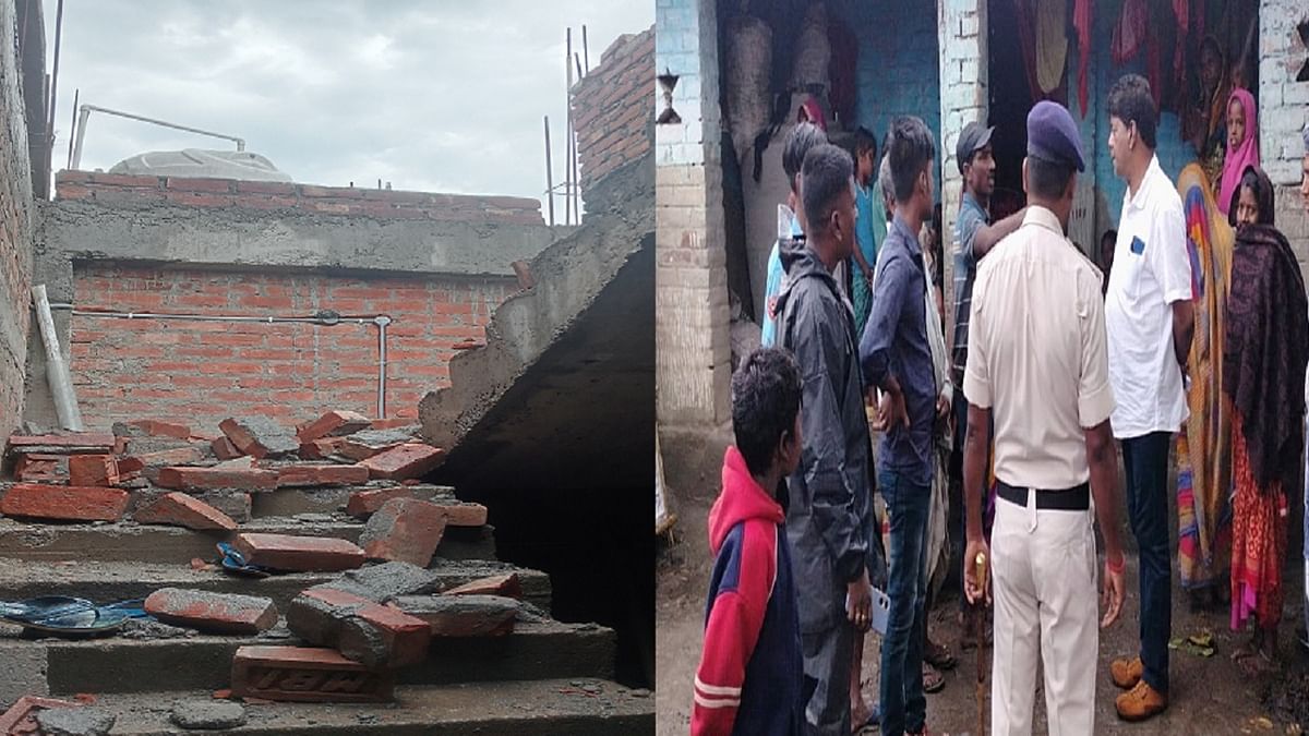 Bihar: Due to high speed storm and water, the walls of the houses are collapsing, two women including Asha workers died by being buried under the debris.
