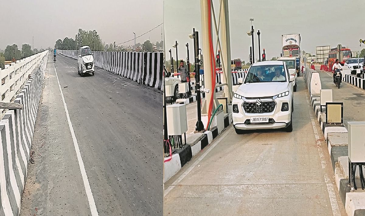 Bihar: The road from Buxar to Delhi will now be easy, a new bridge made of 89 crores on the Ganges is operational
