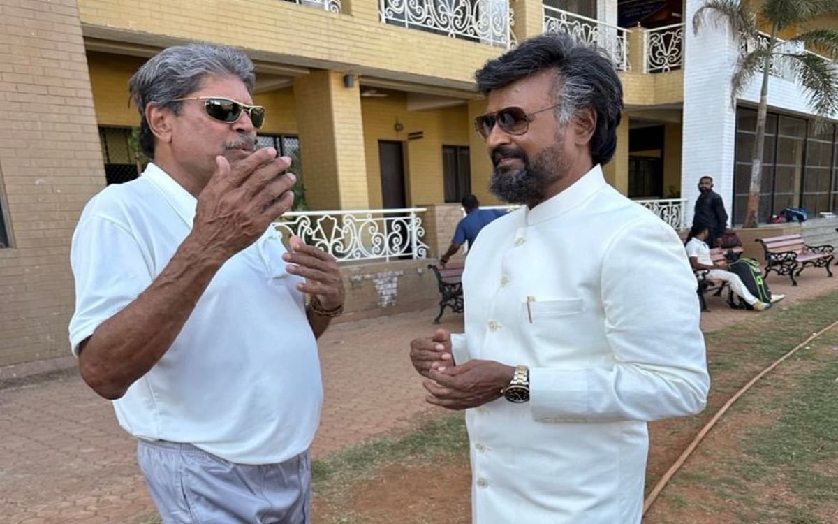 Kapil Dev will be seen doing a cameo in Rajnikanth's film 'Lal Salaam', the superstar shared the picture