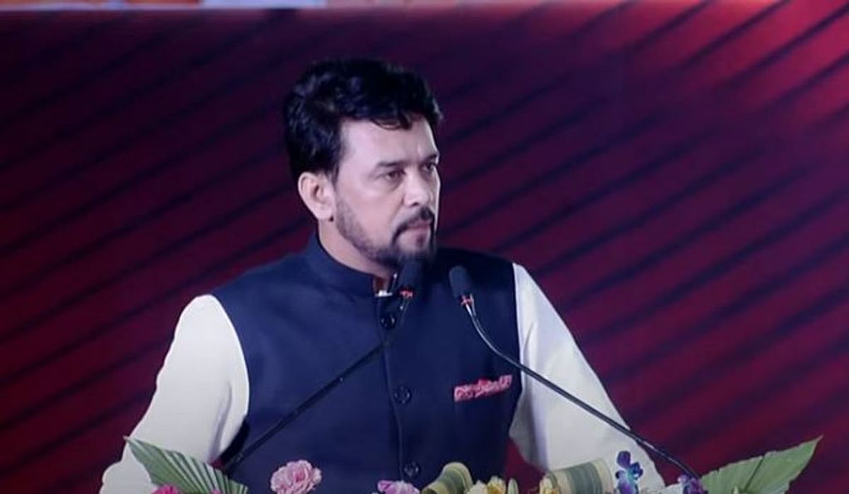 Khelo India University Games: Rioters of UP will be identified with riots, Union Minister Anurag Thakur said in Lucknow