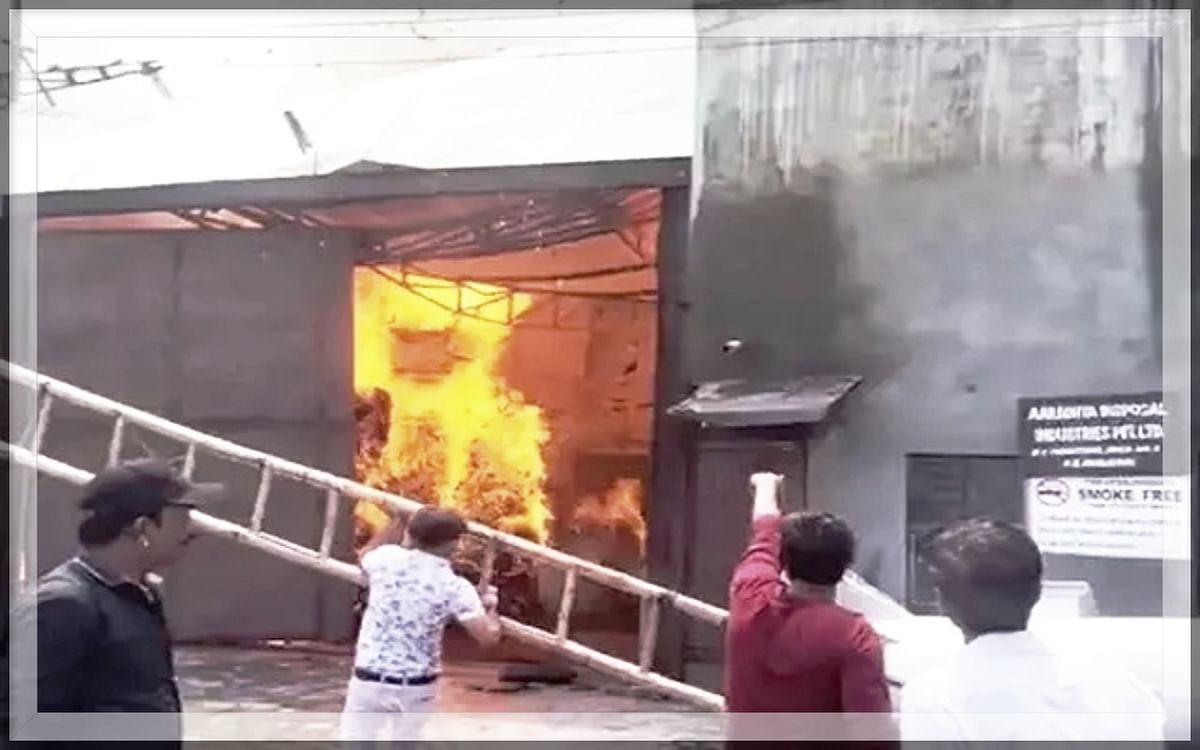 Madhya Pradesh: Fierce fire in factory, 2 killed and 2 injured