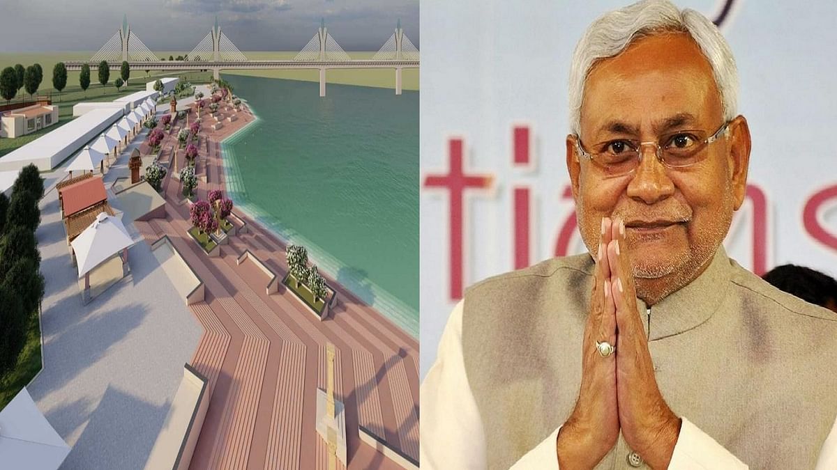 Nitish Kumar will lay the foundation stone of the state's first river front to be built at a cost of 115 crores today, know what will be special