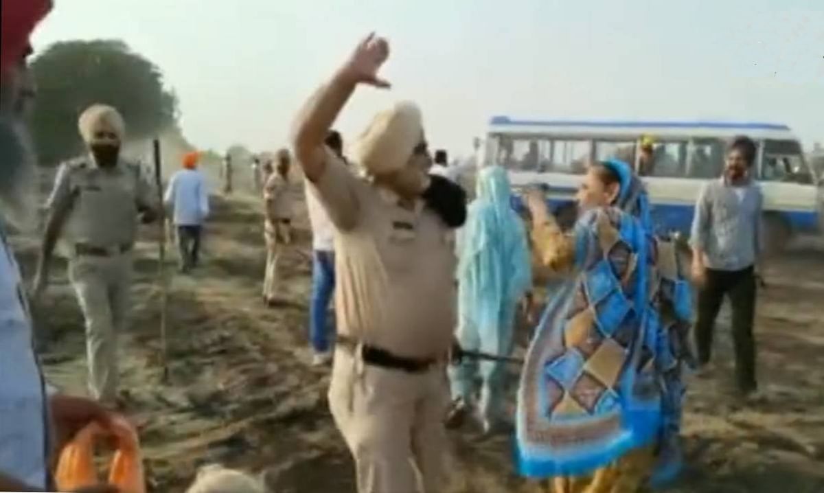 Policeman slaps elderly woman in Punjab, video viral on social media