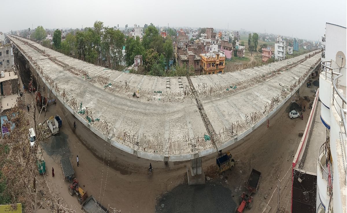 Screw stuck in the construction of Patna's Mithapur-Mahuli elevated road, matter reached to Additional Collector