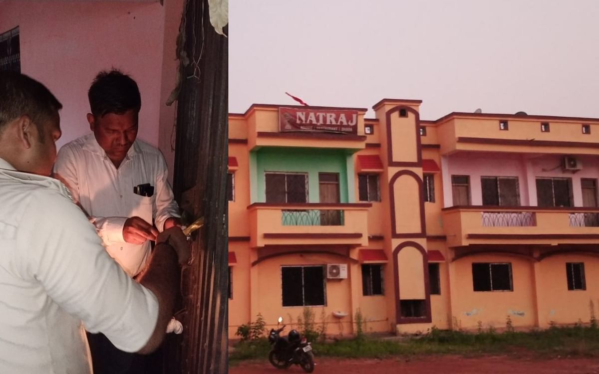 Two storey Natraj Hotel sealed in Barsol, Jharkhand Tourism Department took action