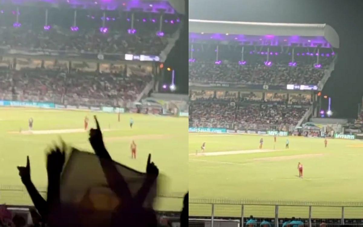 VIDEO: Eden Gardens echoed with slogans of 'Kohli.. Kohli..' during the KKR vs LSG match, know why?