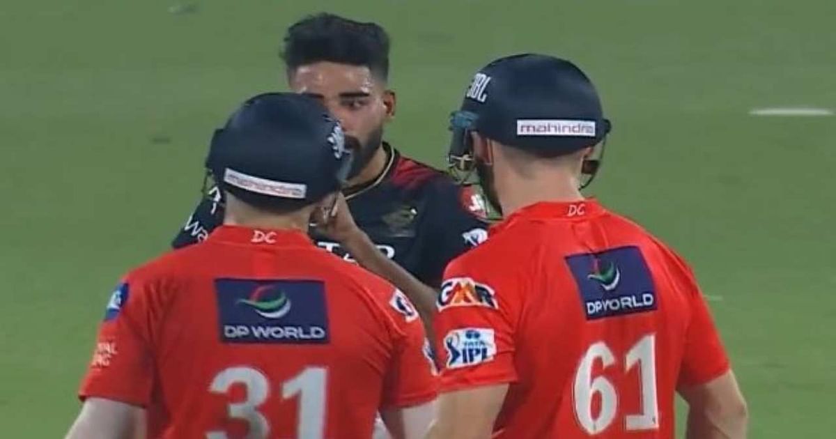 Watch: Mohammad Siraj again argued with the opposition player on the field, David Warner came to the rescue