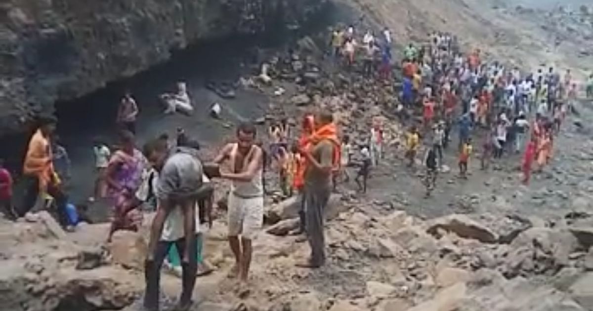 Dhanbad: Unseen pictures after the accident in Jharia's coal mine