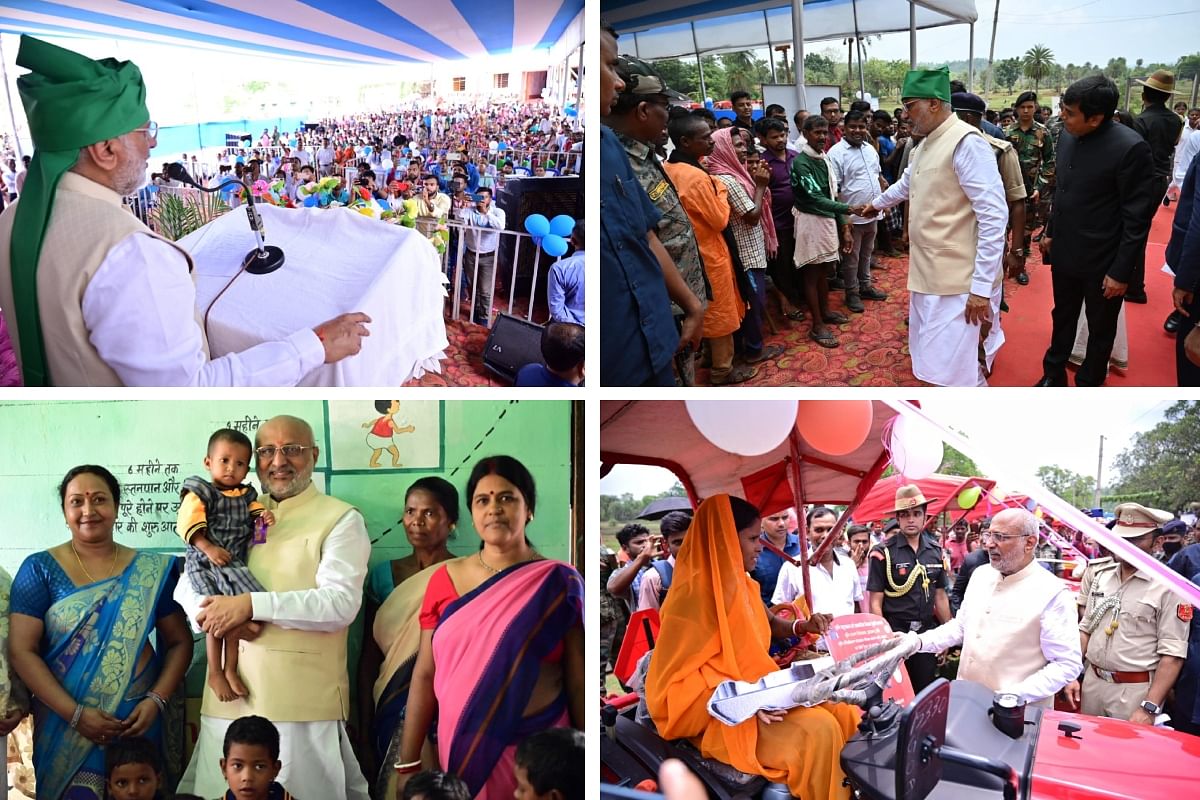 Governor CP Radhakrishnan interacted with the villagers in Pakur, His Excellency met the common people, see photos