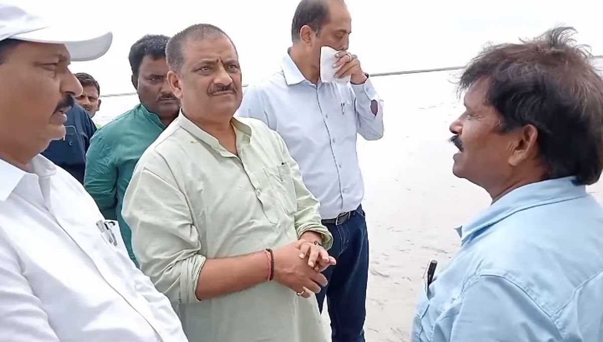 170 km long link channel will be built to connect Gandak and Ganga, Minister Sanjay Jha reached Heerapakad to inspect the site