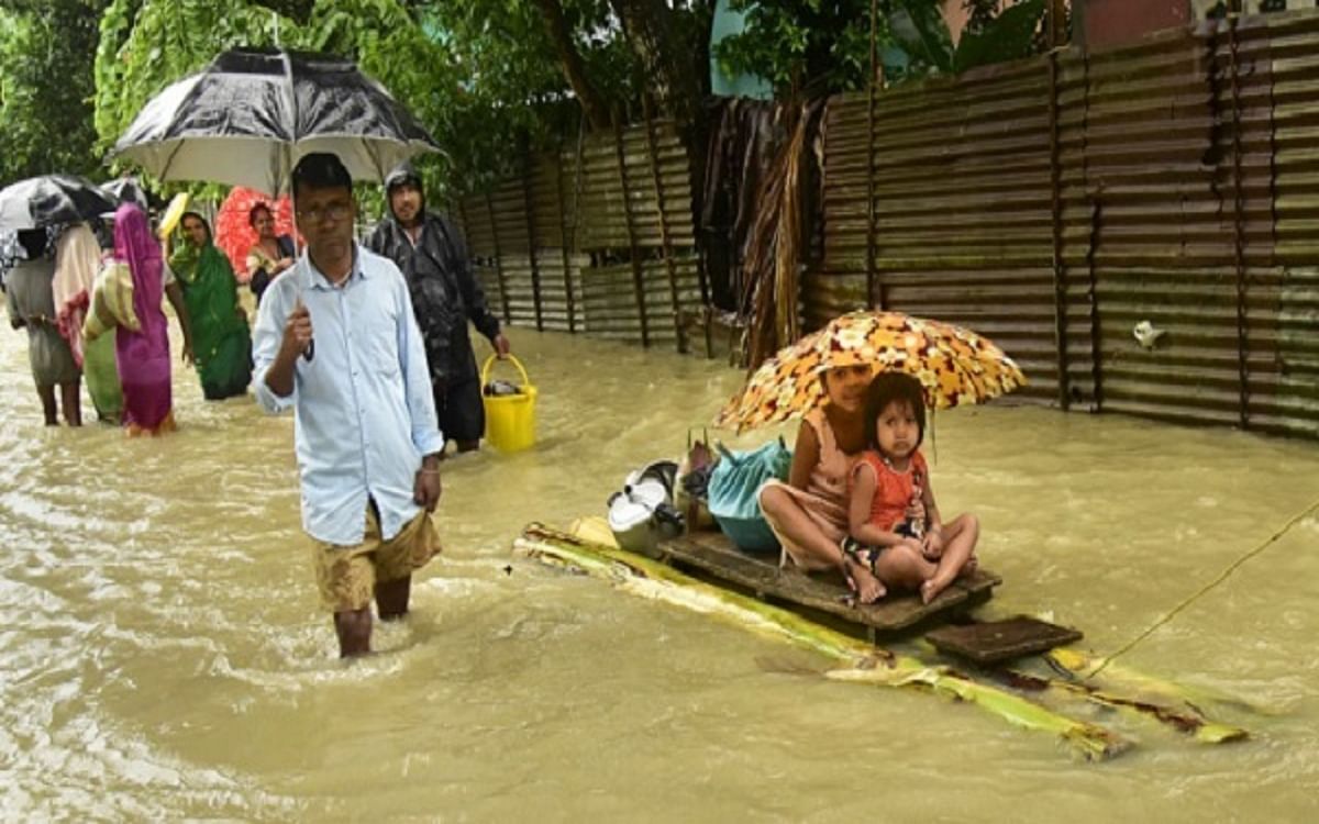 34,000 people affected by flood in Assam, possibility of heavy rain in 8 districts including Lakhimpur in next 48 hours