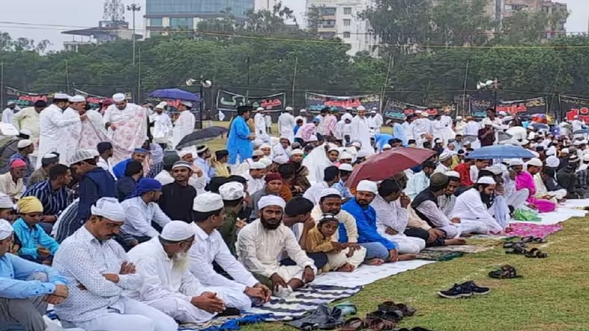 Bakrid prayers offered in Patna amidst light rain, 413 magistrates deployed in the district, tight security arrangements