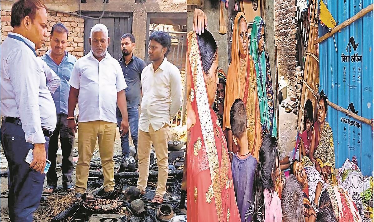 Bihar: The bier was raised from the house from where the doli was to be raised, two including the bride died two days before the wedding due to fire in the house