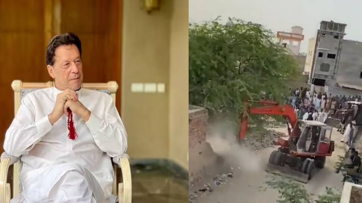 Bulldozer fired at the house of a Hindu leader close to Imran Khan, PTI chief tweeted the video