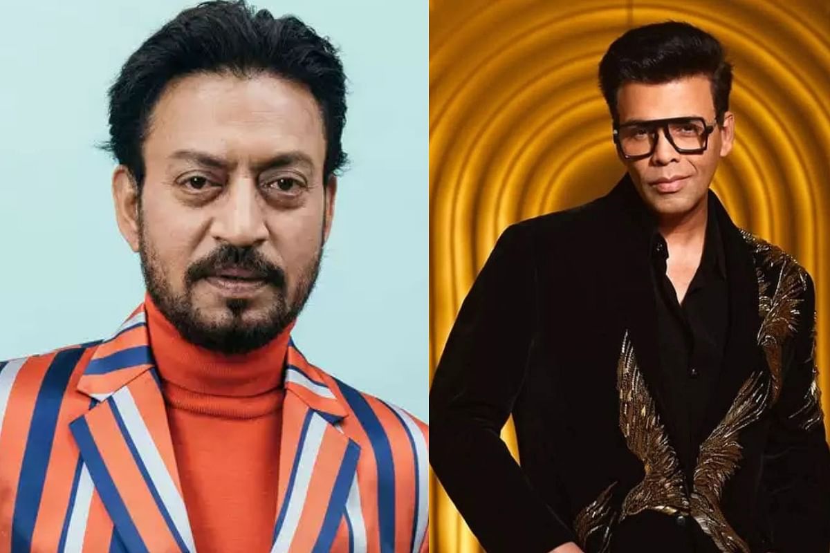 Due to this reason Karan Johar did not do any film with Irrfan Khan, said – I am a blot in his shining career…