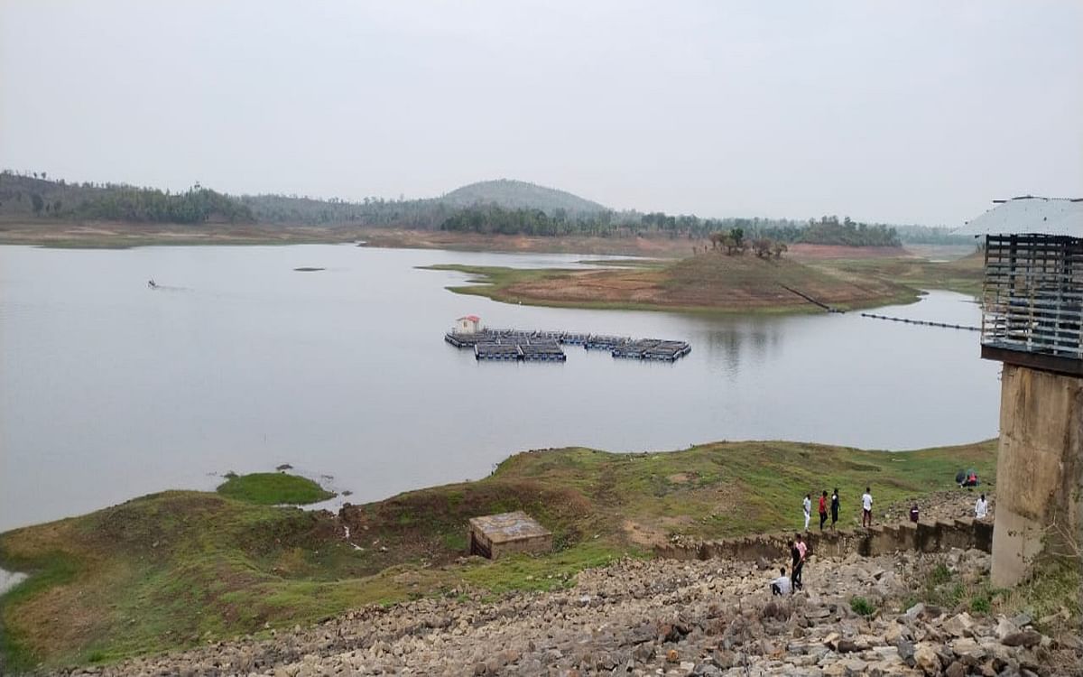Jharkhand: Water level of Palamu's Malay Dam decreased, farmers of 105 villages upset due to drying of 90 percent water