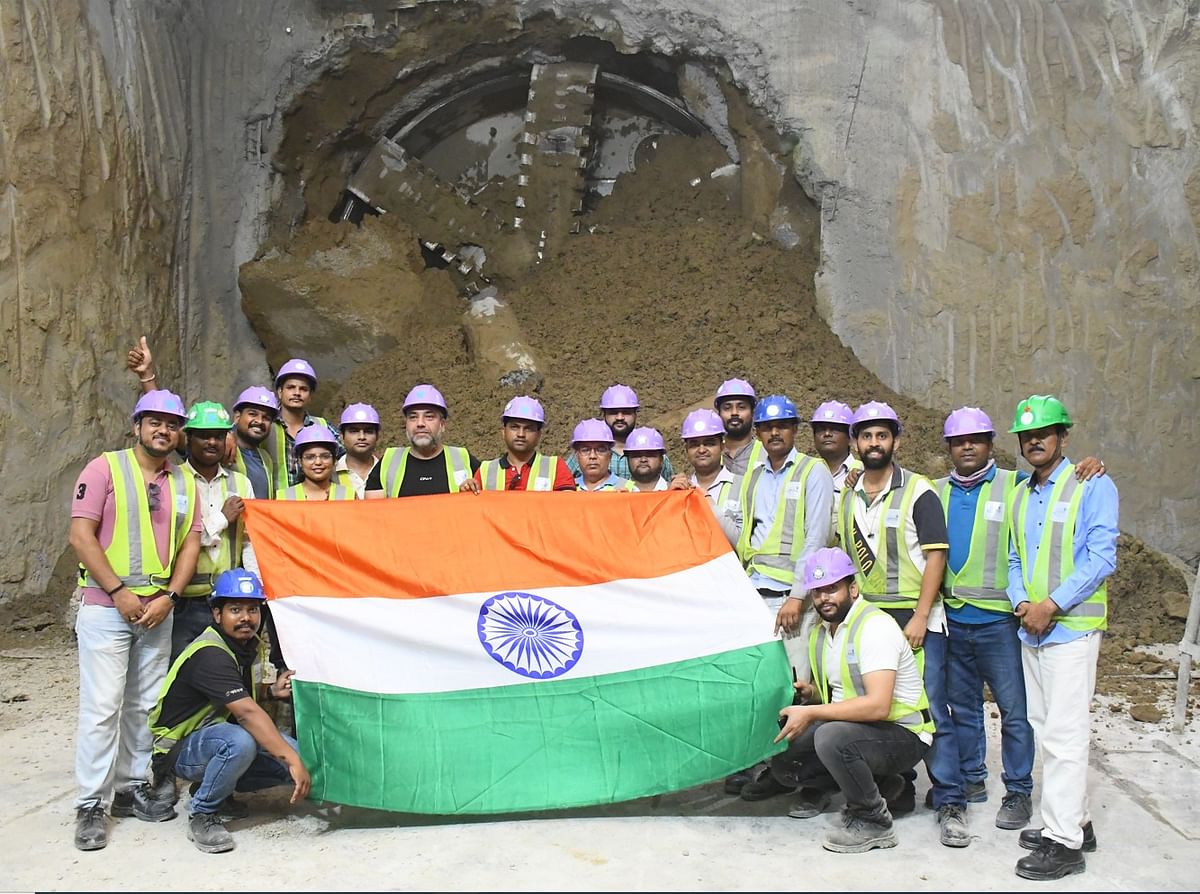 Kanpur Metro: 750 meter long tunnel prepared by Nana TBM in 3 months, upline tunnel built till Naveen Market