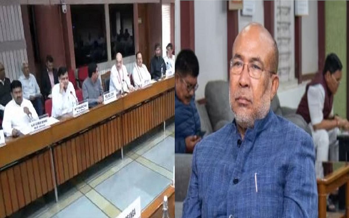 Manipur Violence: 'Remove CM Biren Singh, government is not running', opposition raised demand in all-party meeting