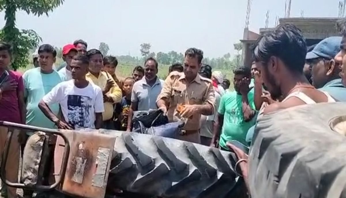 Motorcycle and tractor collided in Lakhimpur Kheri, four including couple-girl died, many died due to negligence
