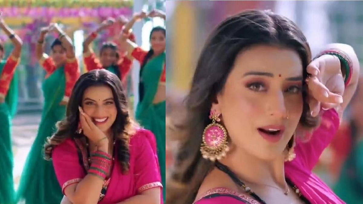 New folk song of Bhojpuri actress Akshara Singh "Push from Kanblia" Release, created a stir on social media
