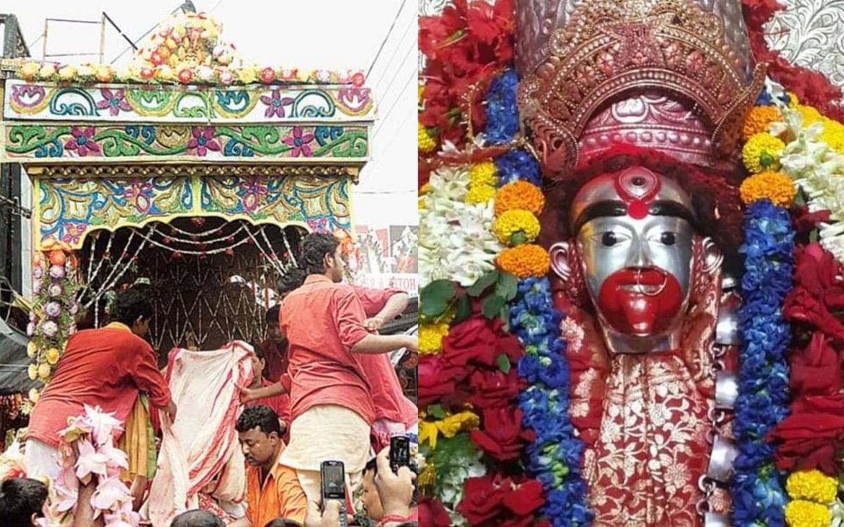 On the lines of Rath Yatra of Puri, Mother Tara goes on a city tour in Tarapith of Birbhum