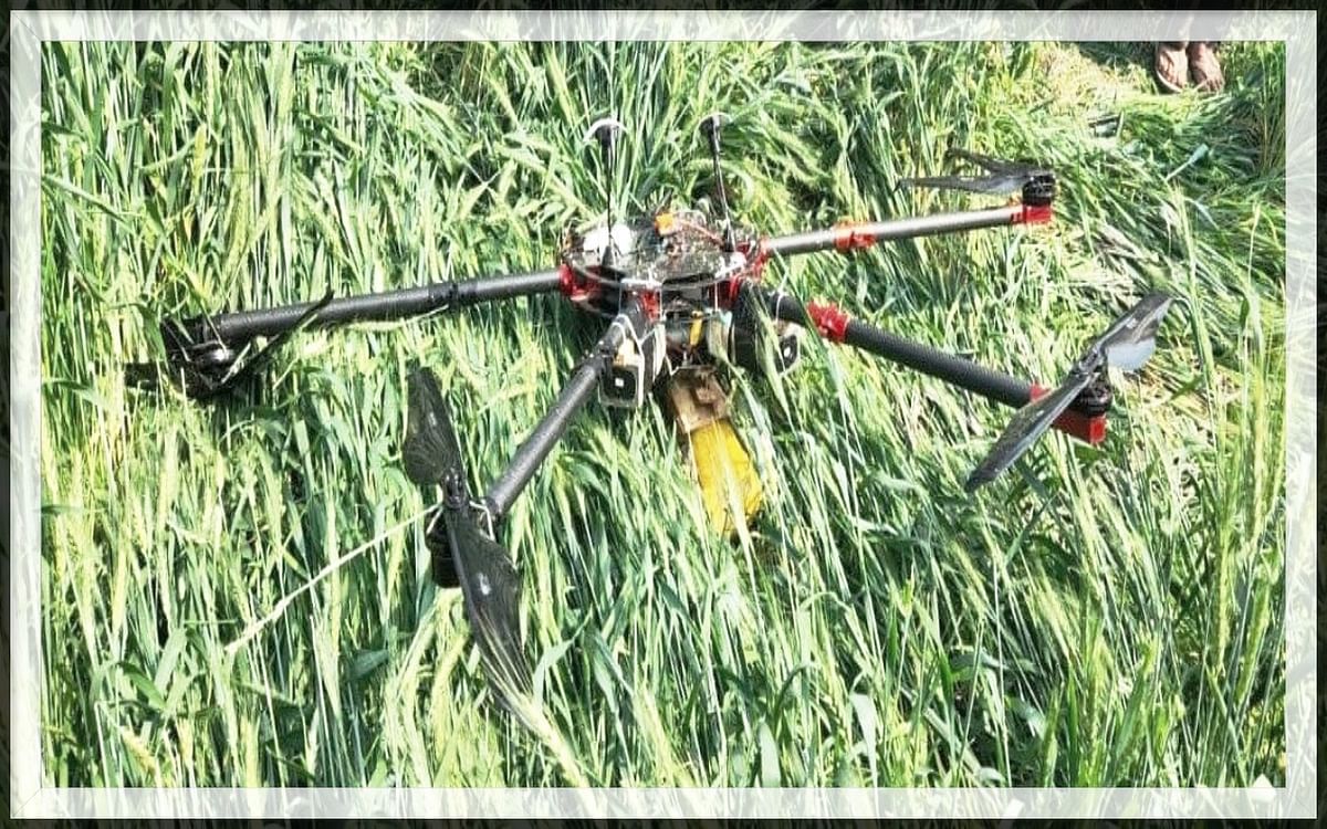 Pakistani drone spotted on Punjab border, shot down by BSF, infiltration attempt foiled in Jammu and Kashmir