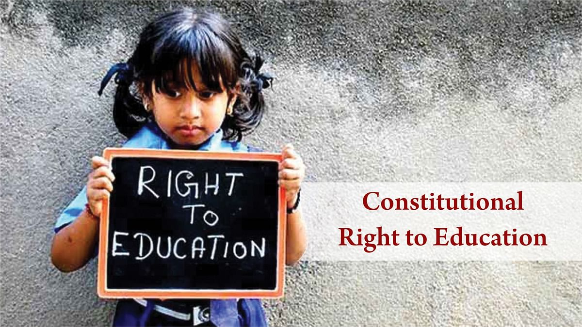 RIGHT TO EDUCATION: Free education to children of weaker sections on 2229 seats in 203 private schools, application from today