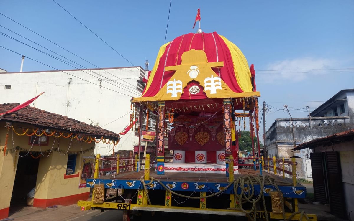 Rath Yatra 2023: Mother Lakshmi will break the chariot of Lord Jagannath in Seraikela today, the tradition of Rath Bhangini will be followed