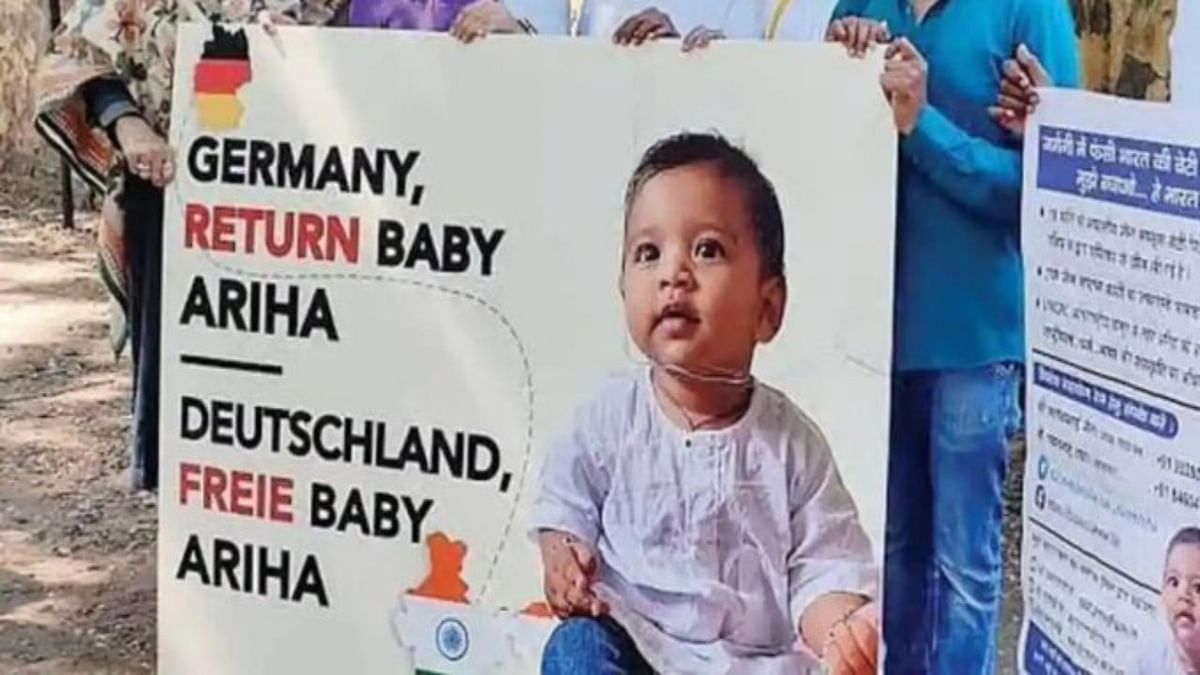 Send baby Ariha back: 59 MPs from 19 parties, including BJP-Congress, wrote a letter to the German ambassador