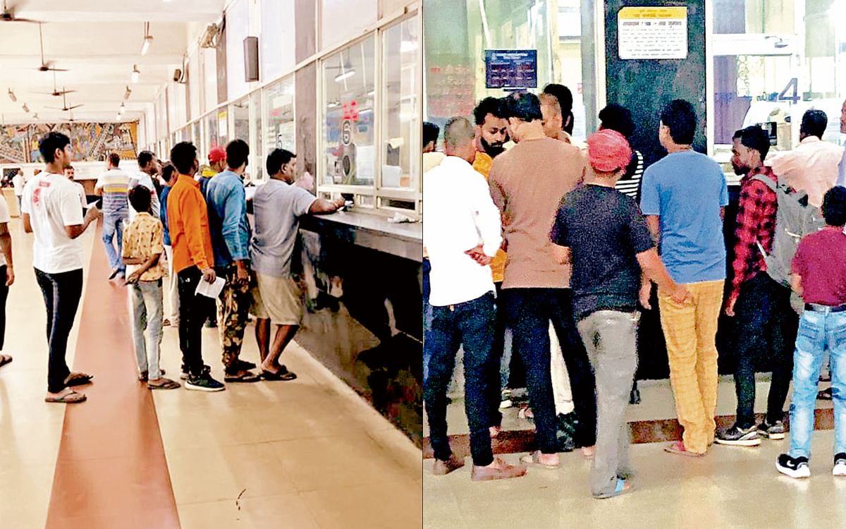 Ticket broker active at Dhanbad railway station, passengers face trouble