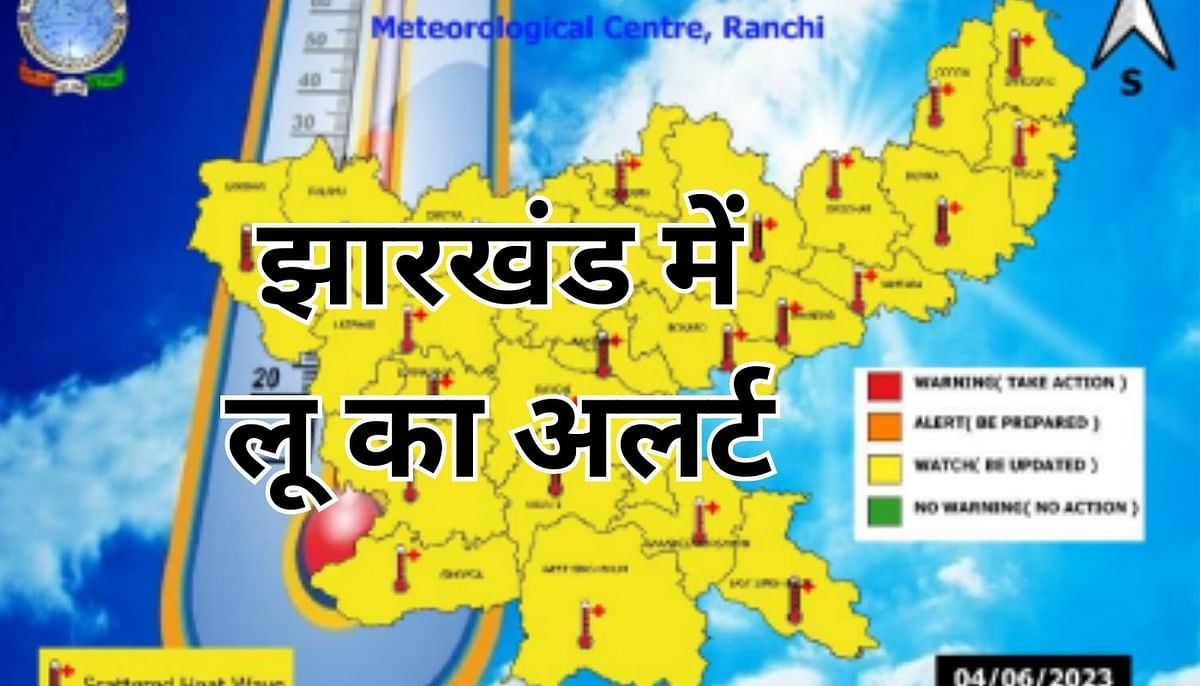 Weather Alert: Scorching heat in Jharkhand till June 9, increased risk of heat stroke, Meteorological Department issued alert
