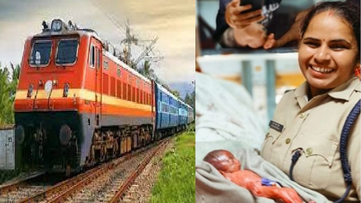 Aligarh: The train was stopped due to labor pain, the woman gave birth inside the car