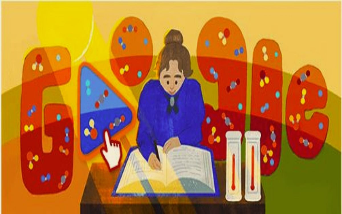 Google Doodle Today: Who was Eunice Newton Foote?  Google remembered by making a doodle on the occasion of 204th birthday